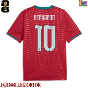 Portugal Bernardo Silva #10 Hemmatröja VM 2026 Kortärmad